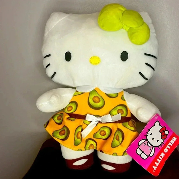 Sanrio Other - SANRIO HELLO KITTY FIESTA COLLECTION AVOCADO DRESS 13” PLUSH DOLL NWT
